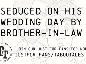 British erotic audio for gay lovers: brother-in-law seduces on his wedding day