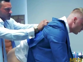 Menatplays kinky anal scene with Johan Kane and his boss Manuel Skye.