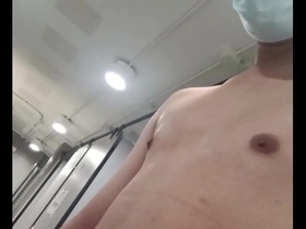 Public toilet in Hong Kong, public toilet masturbation, public toilet cum shot