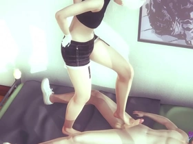Crossdress sissy boy gets naughty in Yaoi Femboy video