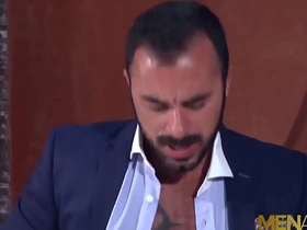 Xavi Duran, the businessman with a big dick, enjoys anal sex with his classmate.