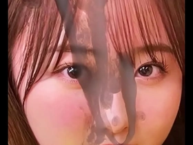 Toshiko Honda gets a facial with 10 shots of cum