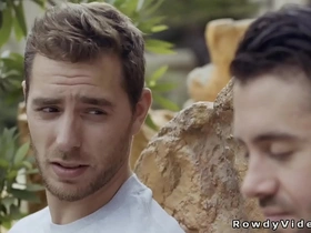 Gay man with a big dick has rough anal sex with his former lover.