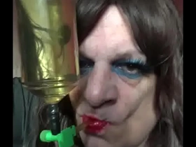 Crossdresser Mark Wright, bisexual gay, loves to swallow piss.
