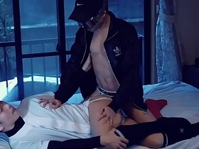 Gay bondage and fisting with Japanese twink Axelabysse