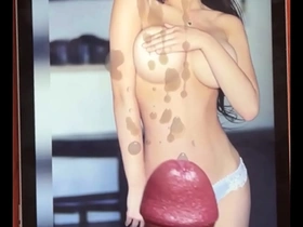 Lynn Chus big tits covered in cum
