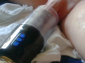 European masturbation experience with a sexual toy that gives pleasure to the extreme.