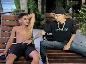 Young chavvy gets his ass fucked hard by a big cock