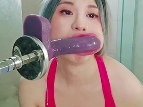 First time solo pleasure with my sex machine