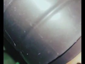 Beautiful Asian woman seduces agent and gets him to cum on her face