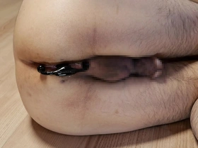 Solo boys hands-free orgasm with Progasm aneros prostate massagers