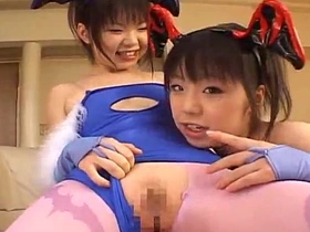 Airi and Meiri cosplay twins in a full Japanese movie.