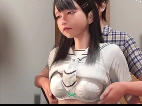A NEET and an angel teen become a perverted family in this cartoon porn.