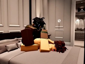 Gay scenes in the popular children’s video game Roblox.