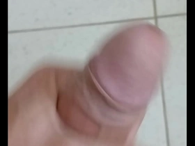 A happy cuckold who likes to satisfy his partner comes home with cum on his face.