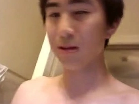 Young Asian man seduced on webcam