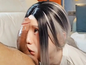 Femmebunnycds homemade POV video with an Asian fetish twist.