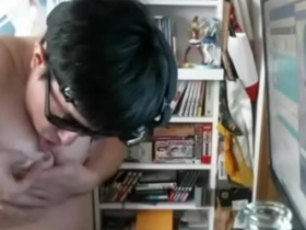 Small Japanese boy enjoys anal sex.