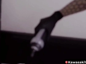 Yoshi Kawasakis website features gay fetish content and this time it is a big cock anal sex with a monster dildo.