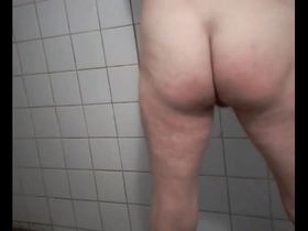 Gay BDSM amateur slave scene with spanking