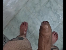 Solo pleasure time, amateur gays bathroom action