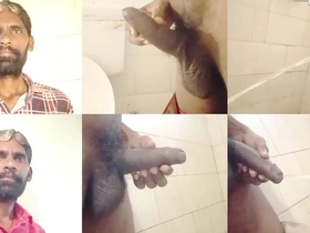 Golden shower with an Indian hunk in a homemade video