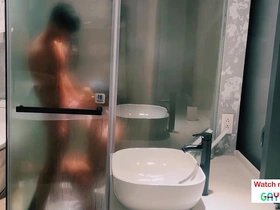 Two handsome bisexuals had a hot anal sex in my bathroom. Free short version.