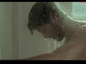 A hot guy in a gay movie scene that is not scripted.