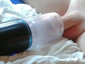 Gay sex with a rough doggy style and a sensual massage with a sex toy.