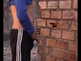 Hidden camera captures my stepbrother’s urine stream and hot anal sex