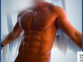Gay Vietnamese amateurs self-controlled ejaculation during sex in the gym