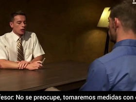 A threesome with a professor and a student, and the professor’s father. Spanish subtitles.
