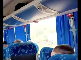 Straight guys wild experience on a crowded bus after Rock in Rio