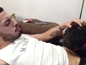 Young Brazilian gets a good blow job from a Japa newcomer