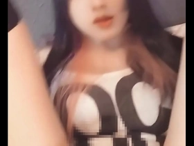 Beautiful Japanese crossdresser’s sensual solo performance