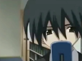 Hot scene of young gay sex in an anime