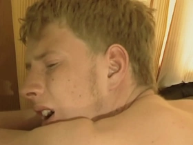 Gay twinks have hardcore raw sex with cum inside