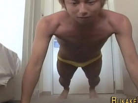 Young Asian boy masturbates in this high definition video.